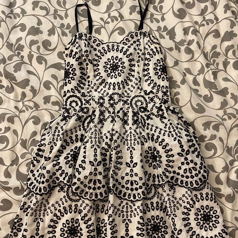 Express | black and white short dress
